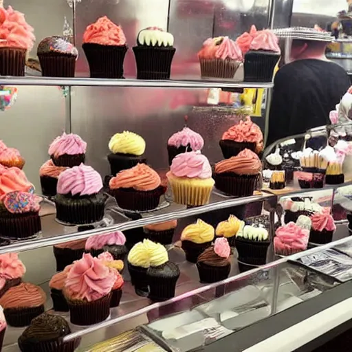 edp445 running a cupcake shop, Stable Diffusion