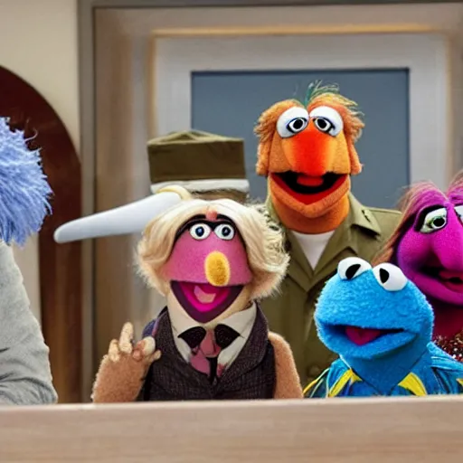 Image similar to muppets at guantanamo bay