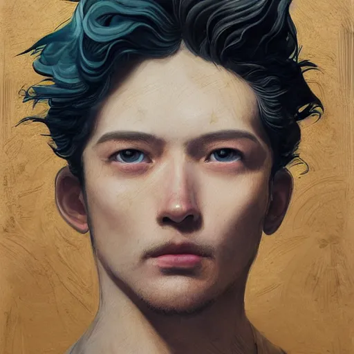 Prompt: prompt : renaissance portrait of mario soft light painted by james jean and katsuhiro otomo and erik jones, inspired by evangeleon anime, smooth face feature, intricate oil painting, high detail illustration, sharp high detail, manga and anime 1 9 9 0