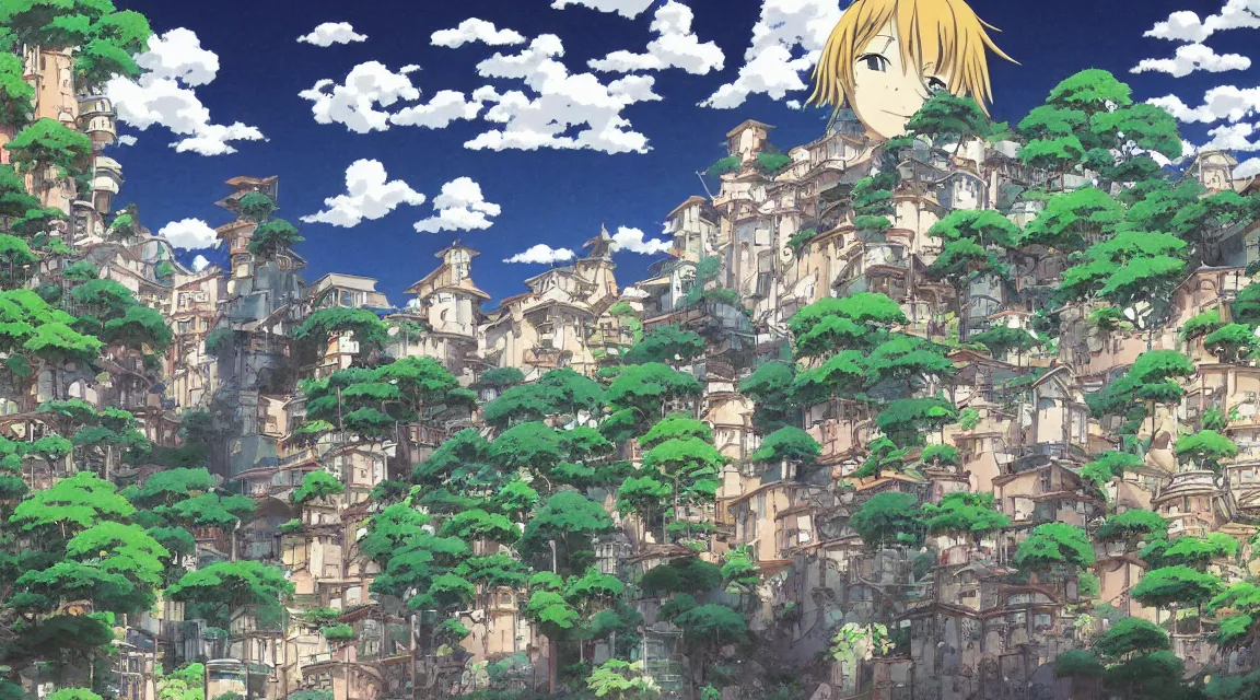 Prompt: anime background in the style of Studio Ghibli, kazuo oga