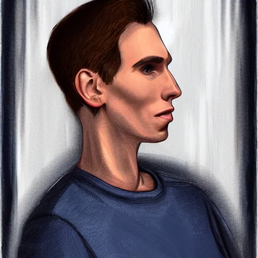 Image similar to Jerma985 digital portrait