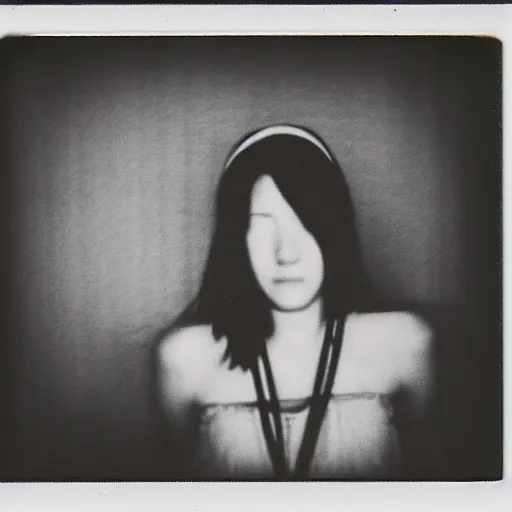 Image similar to polaroid photo of a faceless person