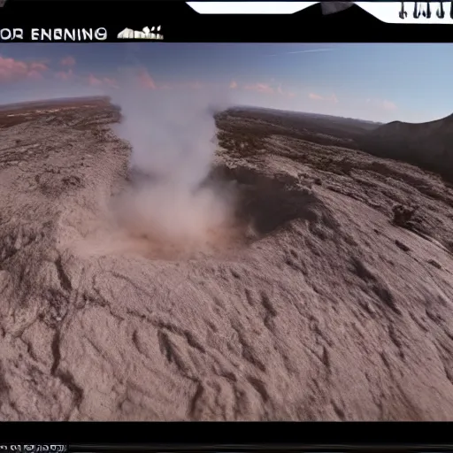 Prompt: gopro shot of the first landing on hell, gopro, photo, highly detailed, unreal - engine