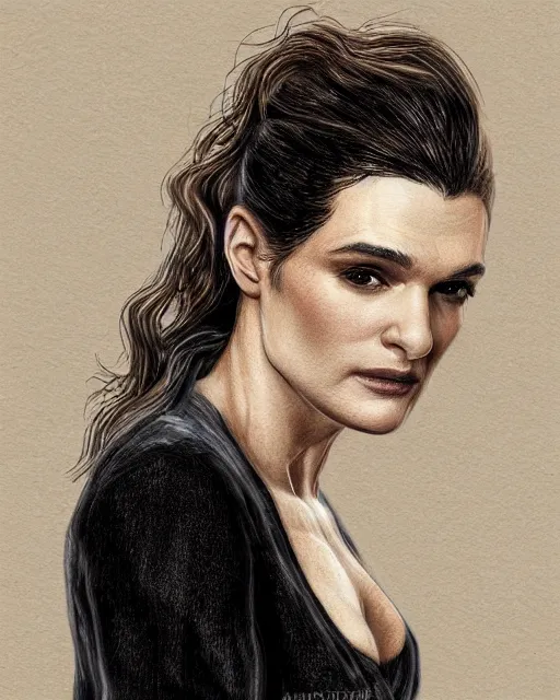 Prompt: rachel weisz, concept art, digital art, trending on arstation