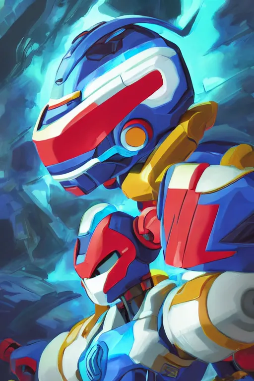 Image similar to hero 3 d megaman x zero rockman 2 0 2 2 switch game boss robot ninja mask helmet legacy collection fanart artsation, art gta 5 comics, behance hd by jesper ejsing, by rhads, makoto shinkai and lois van baarle, ilya kuvshinov, rossdraws global illumination ray tracing