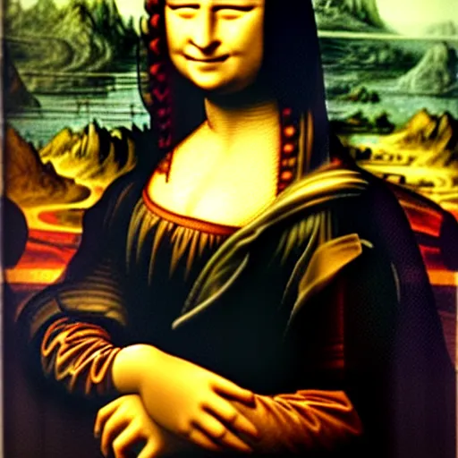Prompt: The unknown brother of Mona Lisa, by Leonardo da Vinci