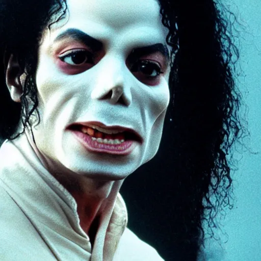 Image similar to Michael Jackson as Voldemort