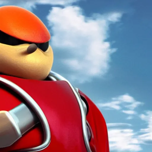 Image similar to Doctor Robotnik from Sonic tried for tax evasion, court drawing, sad