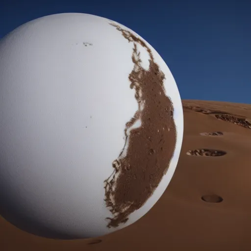 Image similar to a realistic planet made of icecream with sea of milk and chocolate mountains, super realistic, unreal engine, octane render, 8 k