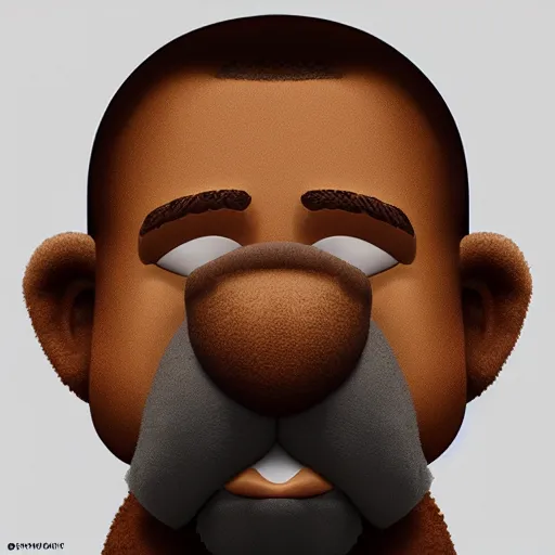 Prompt: [ kanye west ]! as [ a muppet ]!, muppet! art style, trending on [ cgsociety ]!, artstation contest winner, [ 4 k ], intricate, [ portrait ]!