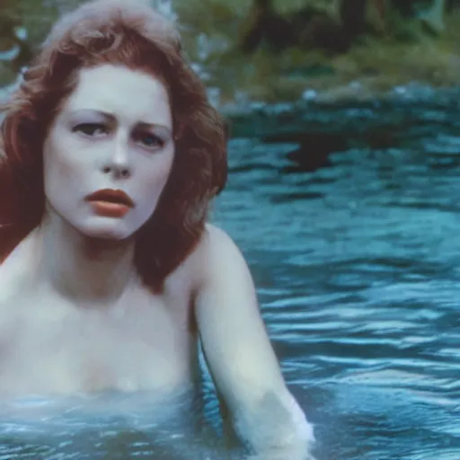 Prompt: a still of siren in a 1 9 7 7 photo, realistic, photorealistic, detailed,