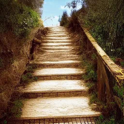 Image similar to stairway to heaven