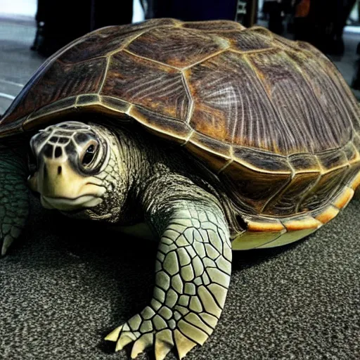 Prompt: mitch mcconnell as a turtle