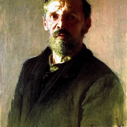 Image similar to self portrait of Ilya Repin