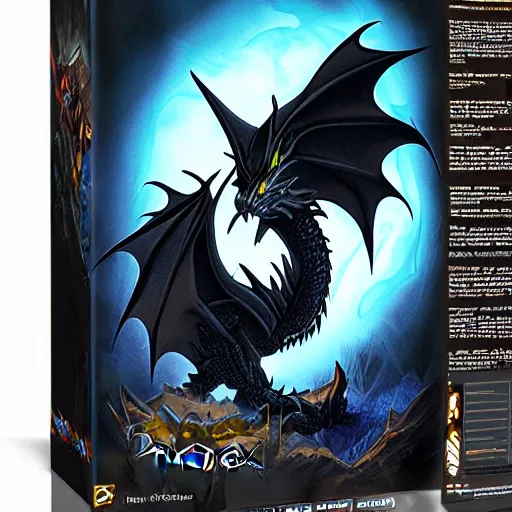 Image similar to Onox dark dragon