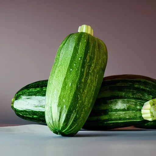 Image similar to mark zuckerberg as a zucchini, professional food photography, unreal engine