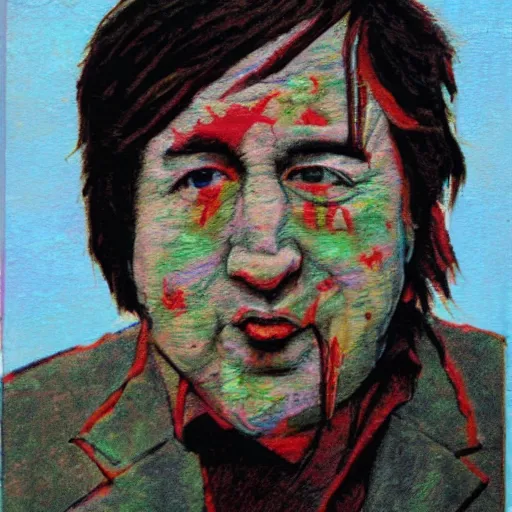 Image similar to bill hicks bill hicks madness outsider art