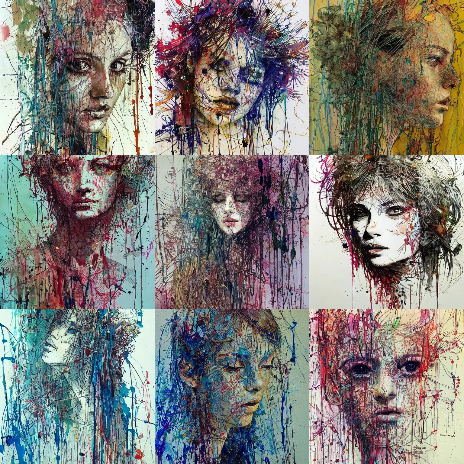 Prompt: artwork by edward carne griffiths