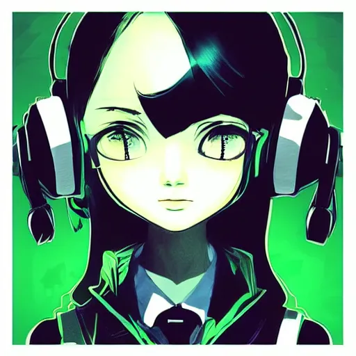 Prompt: Frequency indie album cover, luxury advertisement, green filter, green and black colors. highly detailed post-cyberpunk sci-fi close-up schoolgirl in asian city in style of cytus and deemo, mysterious vibes, by Ilya Kuvshinov, by Greg Tocchini, nier:automata, set in half-life 2, beautiful with eerie vibes, very inspirational, very stylish, with gradients, surrealistic, dystopia, postapocalyptic vibes, depth of field, mist, rich cinematic atmosphere, perfect digital art, mystical journey in strange world, beautiful dramatic dark moody tones and studio lighting, shadows, bastion game, arthouse