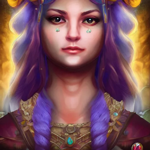 Image similar to fantasy videogame portrait of a beautiful goddess