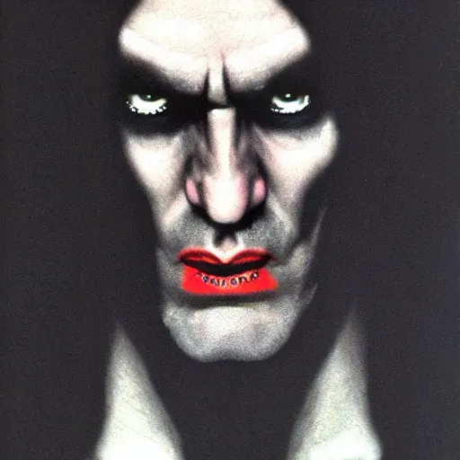 Prompt: peter steele as a sith lord, dark, austere, sinister