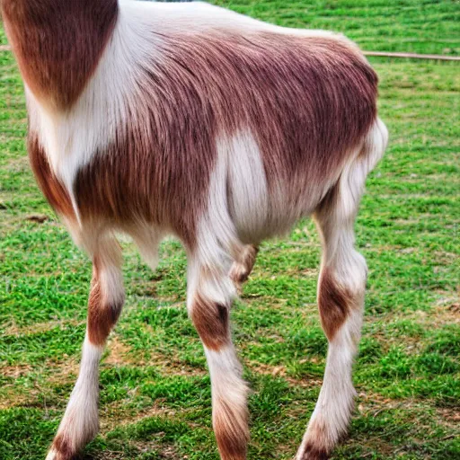 Image similar to a hybrid of a goat and a peach, 8 k, 4 k, professional photography, award winning photo