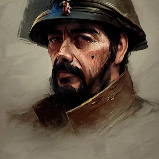 Image similar to portrait of hernan cortes, colourised, face portrait, epic, tragic, military art, fantasy, dieselpunk, hd shot, digital portrait, beautiful, artstation, comic style, by artgerm, guy denning, jakub rozalski, magali villeneuve and charlie bowater