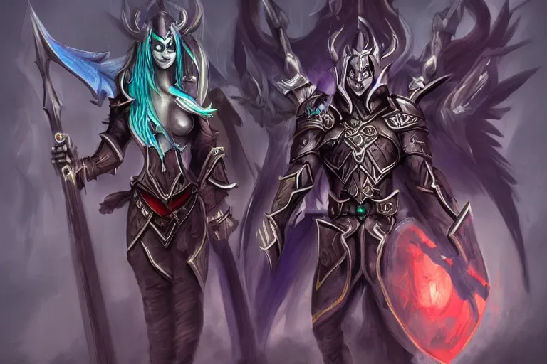 Image similar to dungeon dark elf, game heroes of might and magic, trending on art station, fantasy, smooth