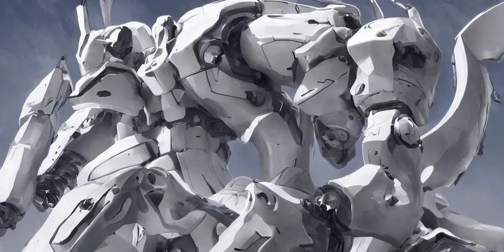 Prompt: white mecha armed with a long and thin lance in melee combat against a giant horrifying tentacles monster made of real flesh, stellar space, white metallic, japanese mecha, highly detailed, white robot, flashy red lights, tsutomu nihei style, rendered in blender, knights of sidonia manga