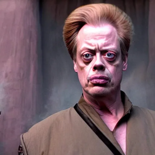 Prompt: steve buscemi as baron harkonnen in a still from the film Dune (2021)