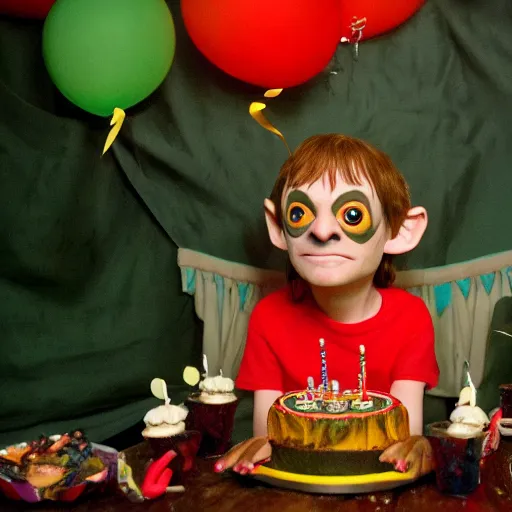 Image similar to smeagol birthday party photos