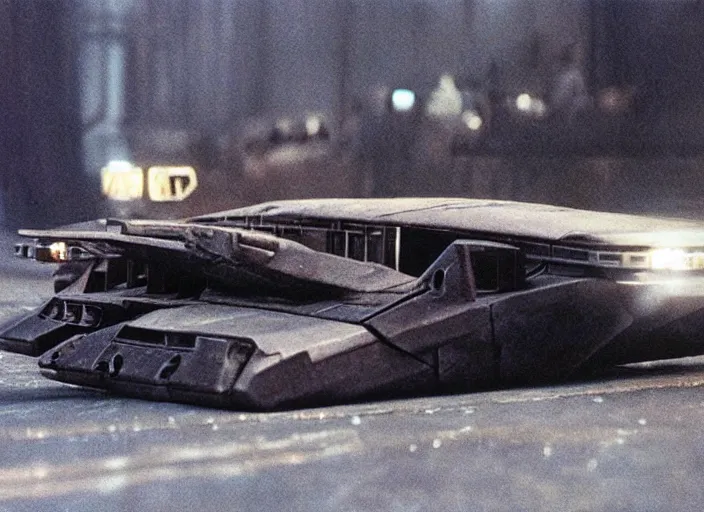 Image similar to vehicle from the AD 100 science fiction film Blade Runner