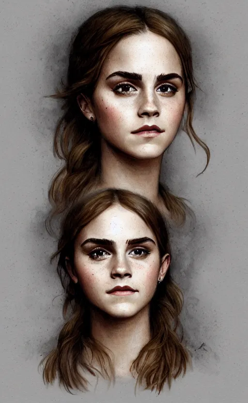 Image similar to portrait en buste emma watson, annasophia robb, traditional corsican, intricate, highly detailed, artstation, illustration, jurgens, rutkowski, bouguereau