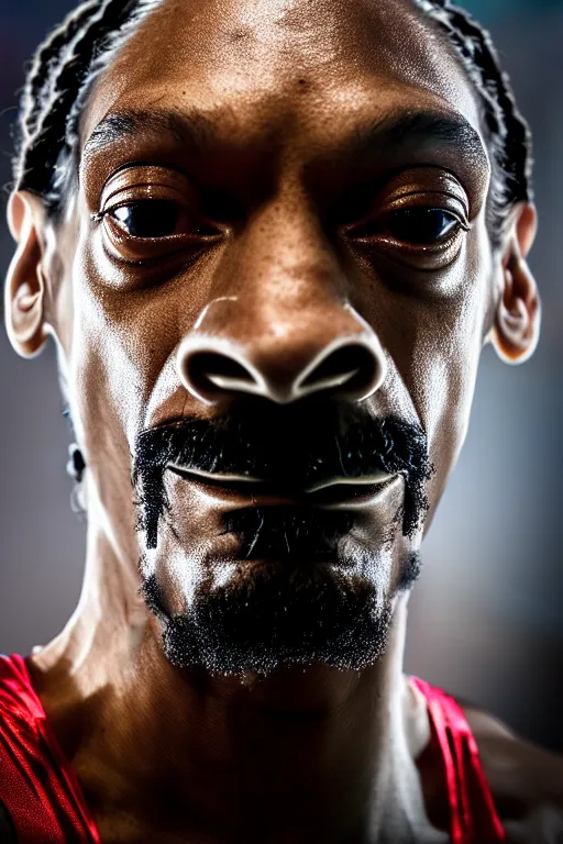 Prompt: snoop dogg join muay thai and be ufc fighter, high resolution, photorealistic, smooth, details, 4 k, aesthetic lighting, baroque object, sharp focus, hyperdetailed object, professional photography, pullitzer winning, 8 0 0 mm photo by : canon eos 5 d mark iv, by karah mew and adnan abidi and jodie bateman