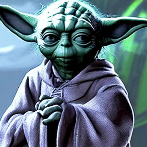 Image similar to yoda, as a god of bending, bending the elements, realistic, ultra realistic