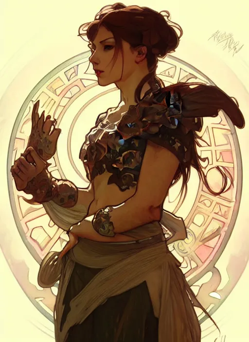 Image similar to digital character concept art by artgerm and greg rutkowski and alphonse mucha. clear portrait of an anthropomorphic tortoise cleric with glowing arcane runes painted on his shell, holding a pentagram shield, gritty coloring, intricate, elegant, digital painting, artstation, smooth, sharp focus