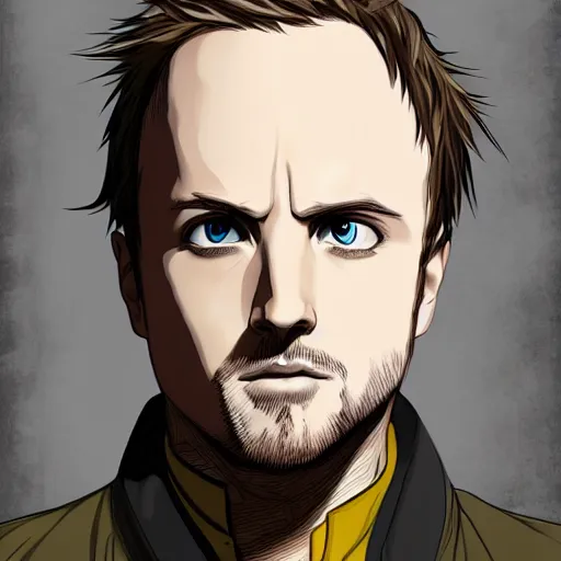 Image similar to portrait of jesse pinkman as the architect, anime fantasy illustration by tomoyuki yamasaki, kyoto studio, madhouse, ufotable, trending on artstation