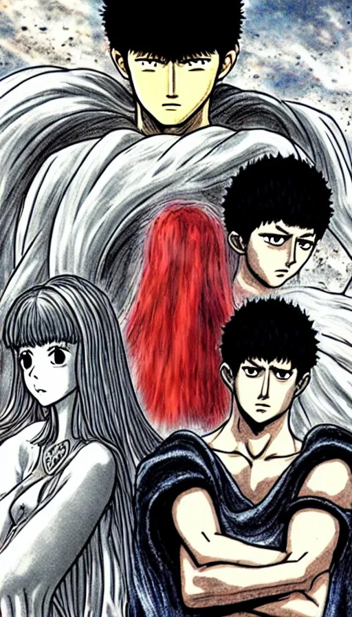 Image similar to the two complementary forces that make up all aspects and phenomena of life, from Berserk