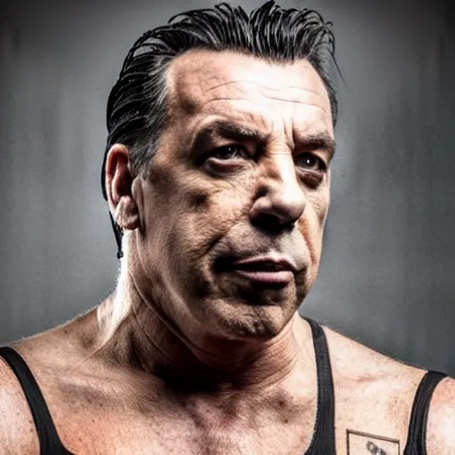 Image similar to Till Lindemann, Minecraft