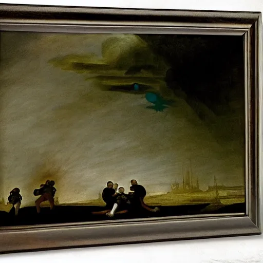 Image similar to last day on earth by francisco goya