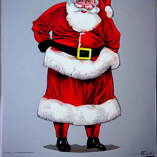 Prompt: “Santa clause in the style of alex ross”