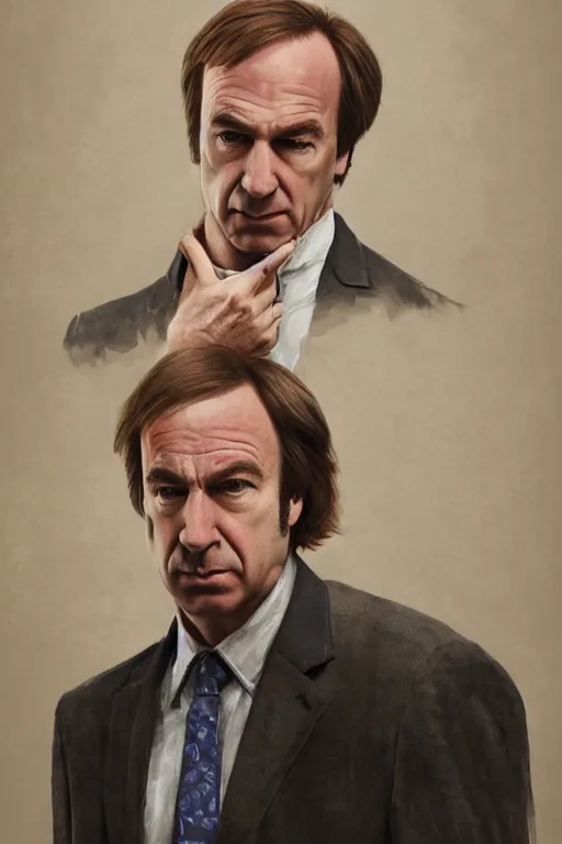 Image similar to ''saul goodman, high details, realist, masterpiece, pretty face, 4k