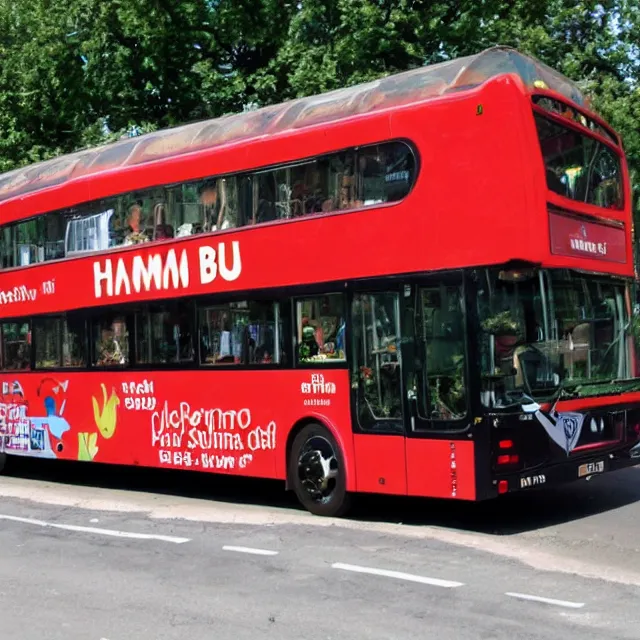 Prompt: ham bus