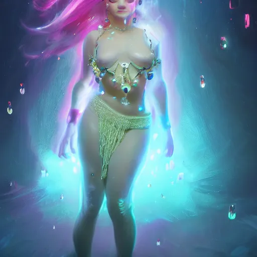 Prompt: Portrait of a Crystal Goddess, huggy wuggy from poppy playtime video game, fullbody, ultra high detailed, glowing lights, oil painting, Greg Rutkowski, Charlie Bowater, Beeple, unreal 5, DAZ, hyperrealistic, octane render, RPG portrait, dynamic lighting, fantasy art, beautiful face