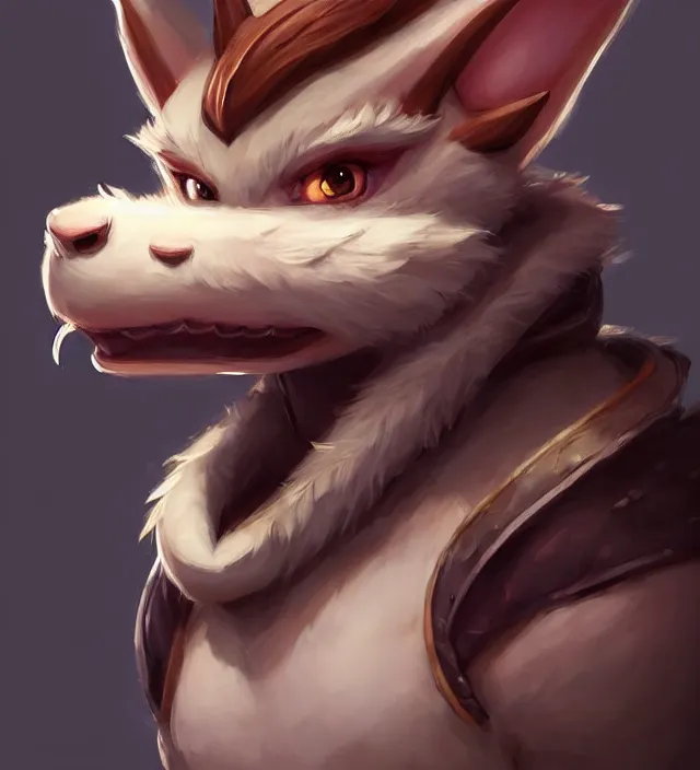 Image similar to character concept art of a cute young male anthropomorphic furry dragon | | cute - fine - face, pretty face, key visual, realistic shaded perfect face, fine details by stanley artgerm lau, wlop, rossdraws, james jean, andrei riabovitchev, marc simonetti, and sakimichan, trending on artstation