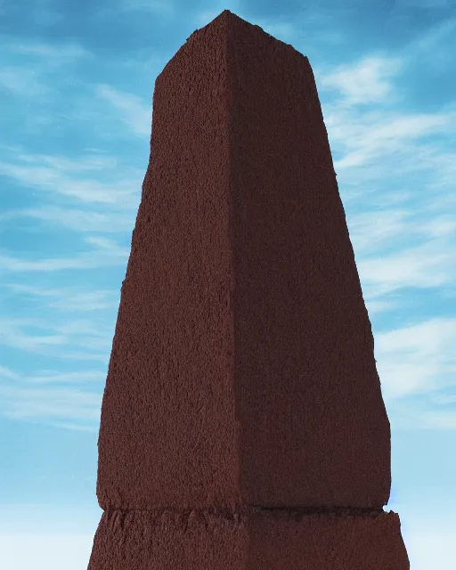 Prompt: the scene of the black monolith from 2 0 0 1 : a space odyssey, but the monolith is actually a bourbon biscuit, highly detailed, concept art, dramatic lighting