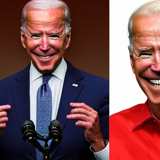 Image similar to Joe Biden cosplaying as Crash Bandicoot