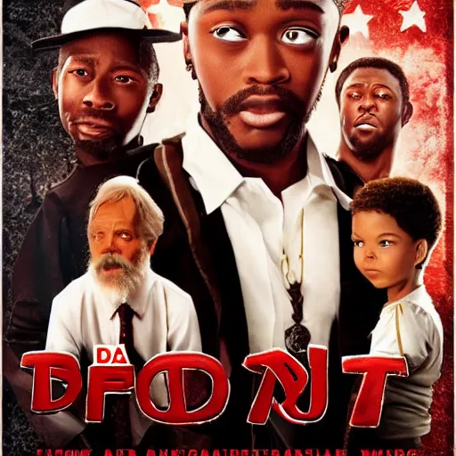 Image similar to award winning movie poster for new movie, bofa deez nuts