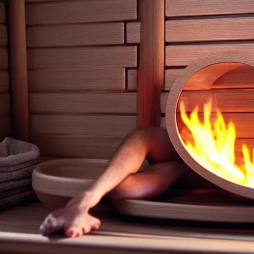 Image similar to ”rat in really hot finnish sauna made by pixar”