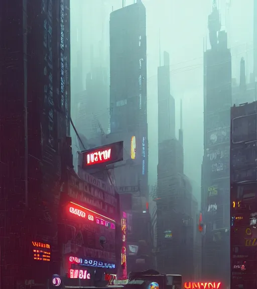 Image similar to new york city portrait of furry anthro anthropomorphic stylized cat head android service droid robot machine fursona wearing gloomy rainy screenshot from the video game cyberpunk 2077 digital art by Greg Rutkowski, Simon Stalenhag, christopher nolan trending on Artstation, CGSociety